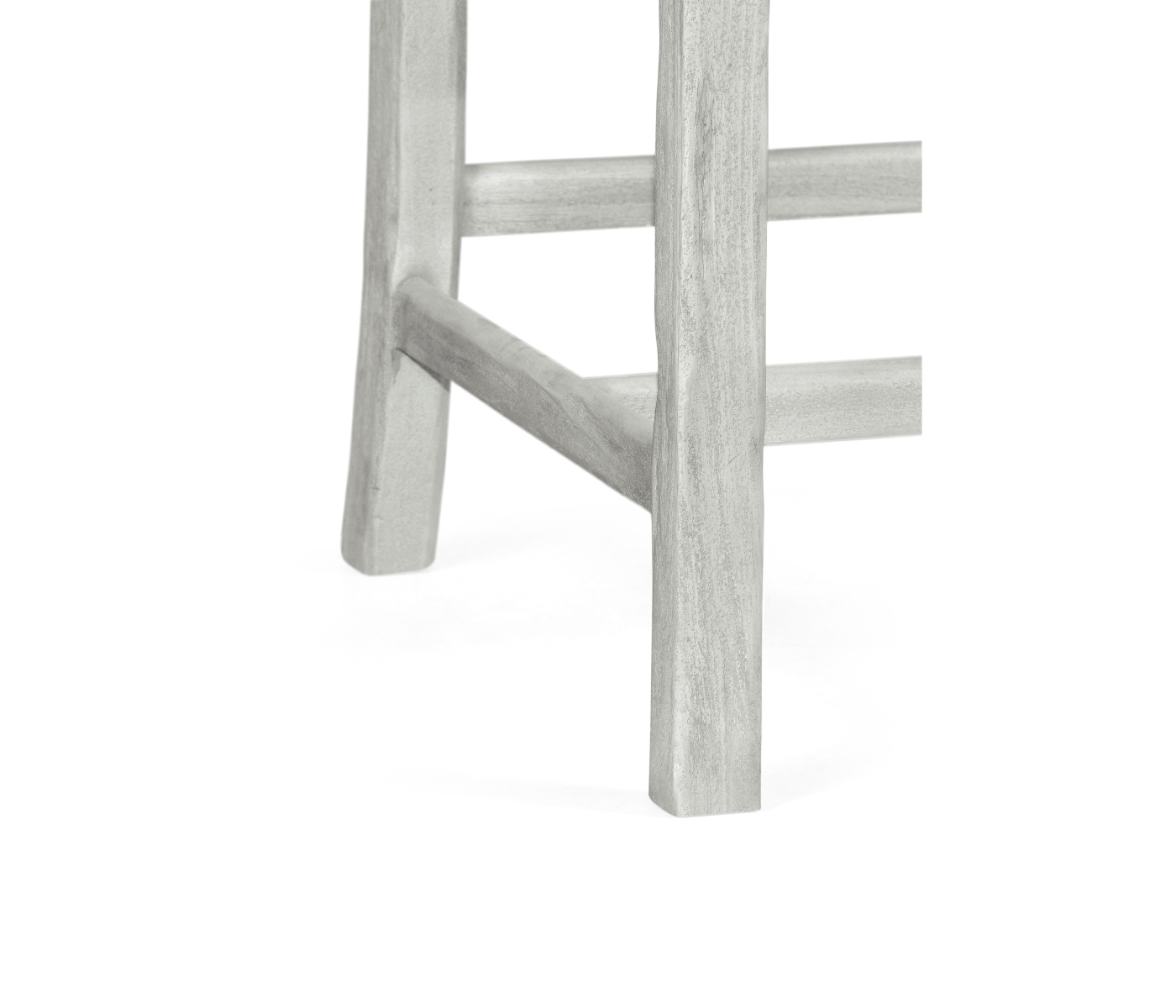 Casual Chippendale Grey Mahogany Arm Chair