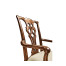 Buckingham Chippendale Antique Mahogany Arm Chair