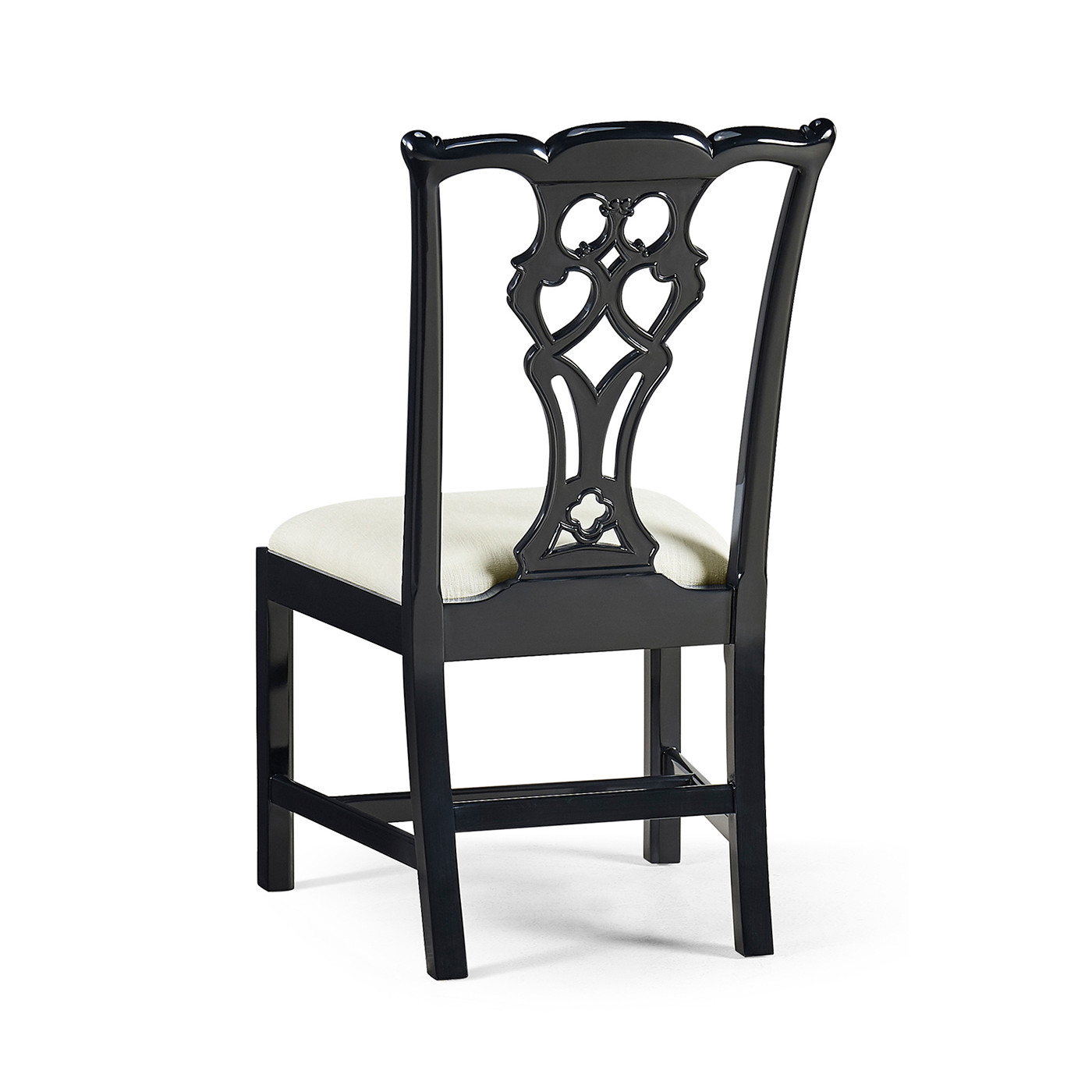 Spark Chippendale Black Side Chair
