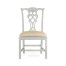 Casual Chippendale Grey Mahogany Side Chair