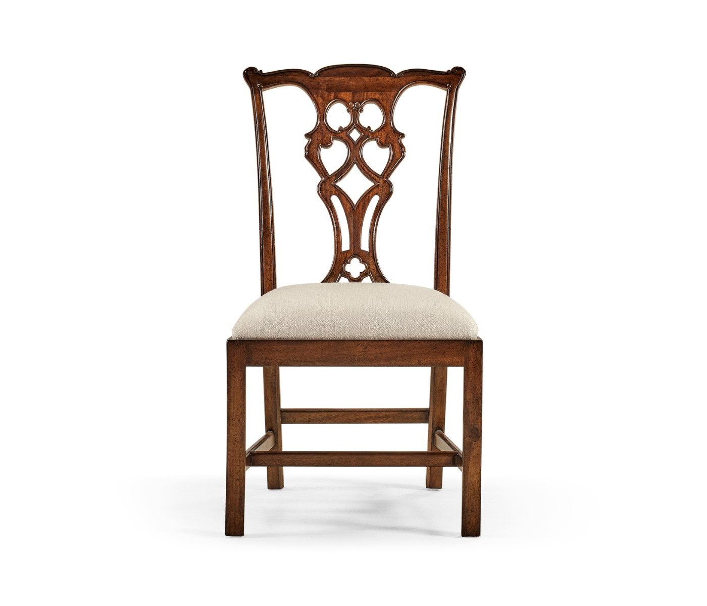 Buckingham Chippendale Antique Mahogany Side Chair