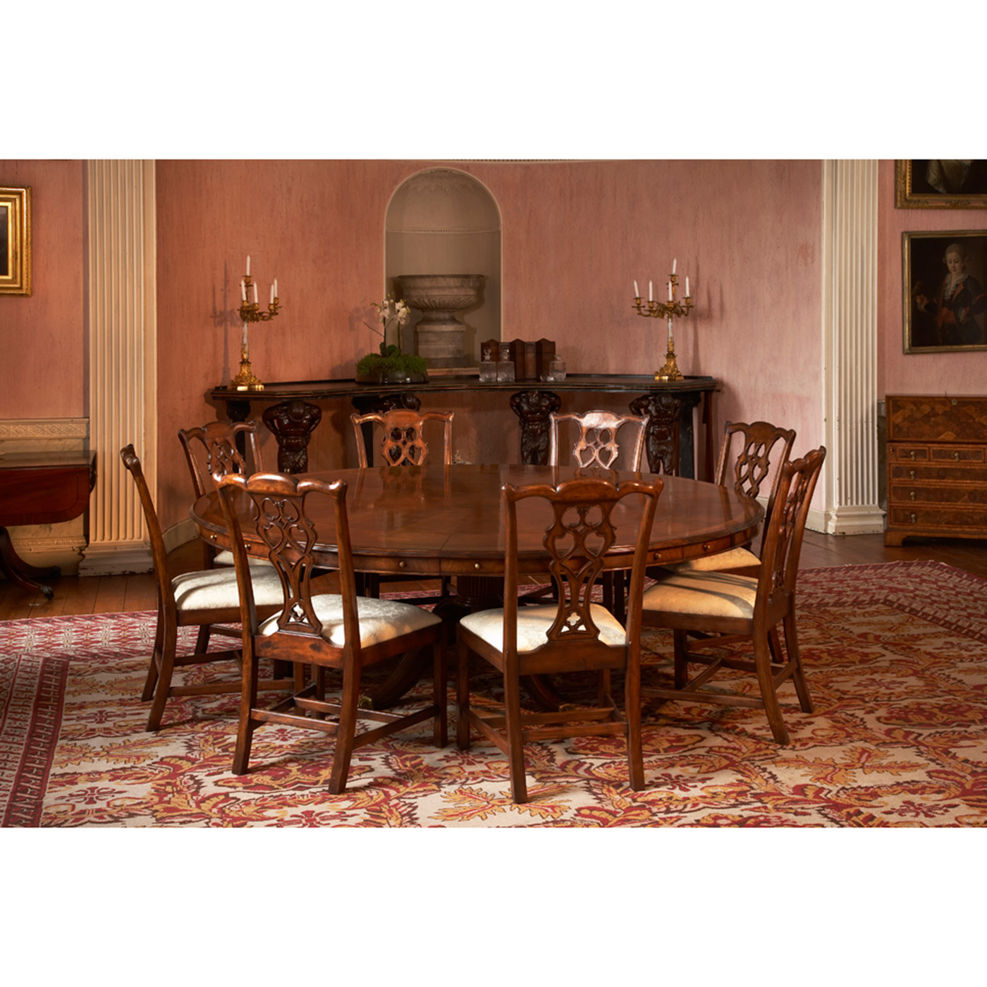 Windsor Chippendale Walnut Side Chair