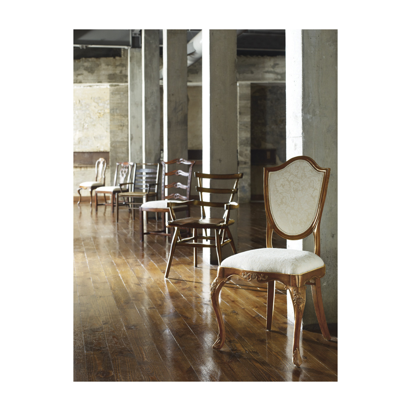 Windsor Chippendale Walnut Side Chair