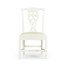 Spark Chippendale White Side Chair