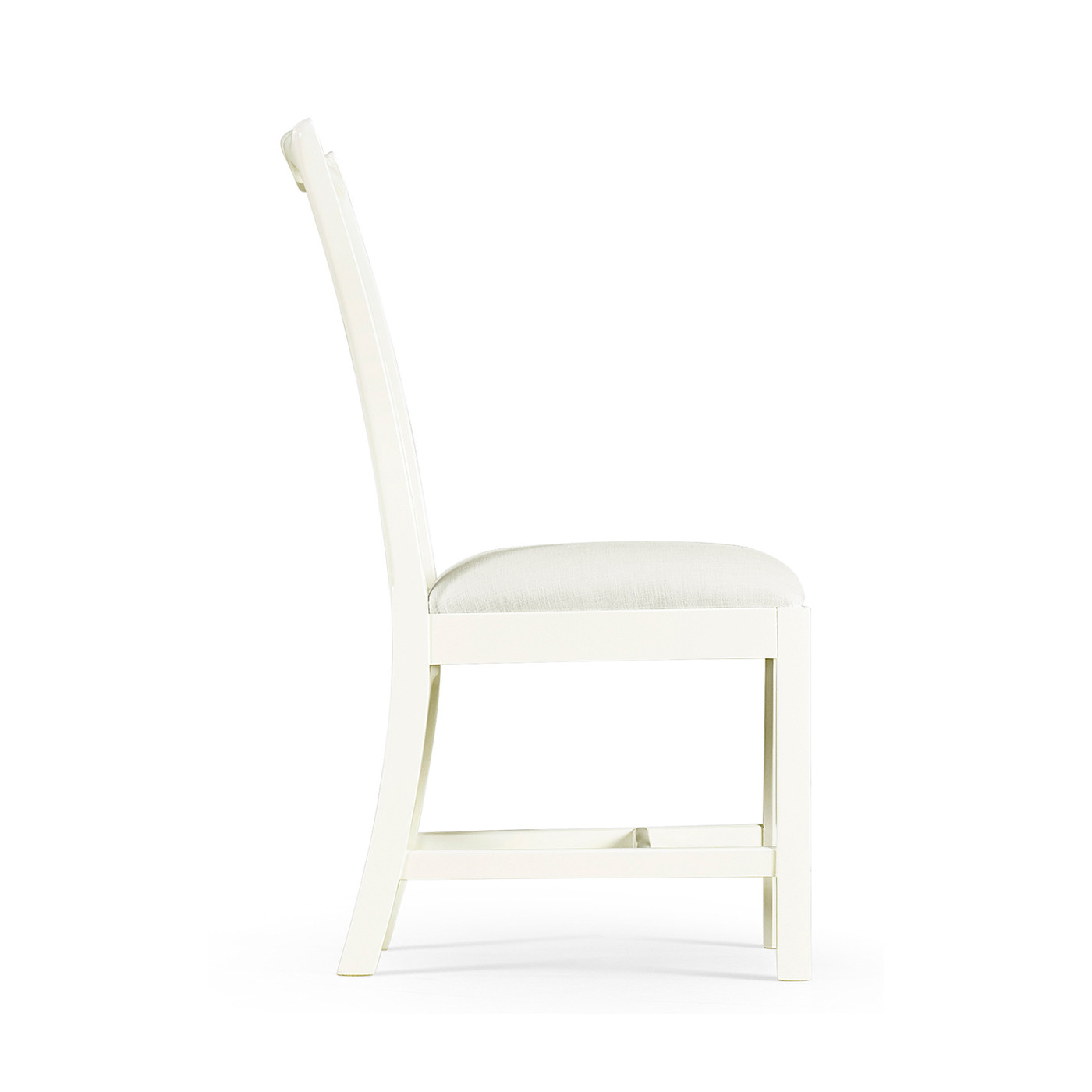 Spark Chippendale White Side Chair