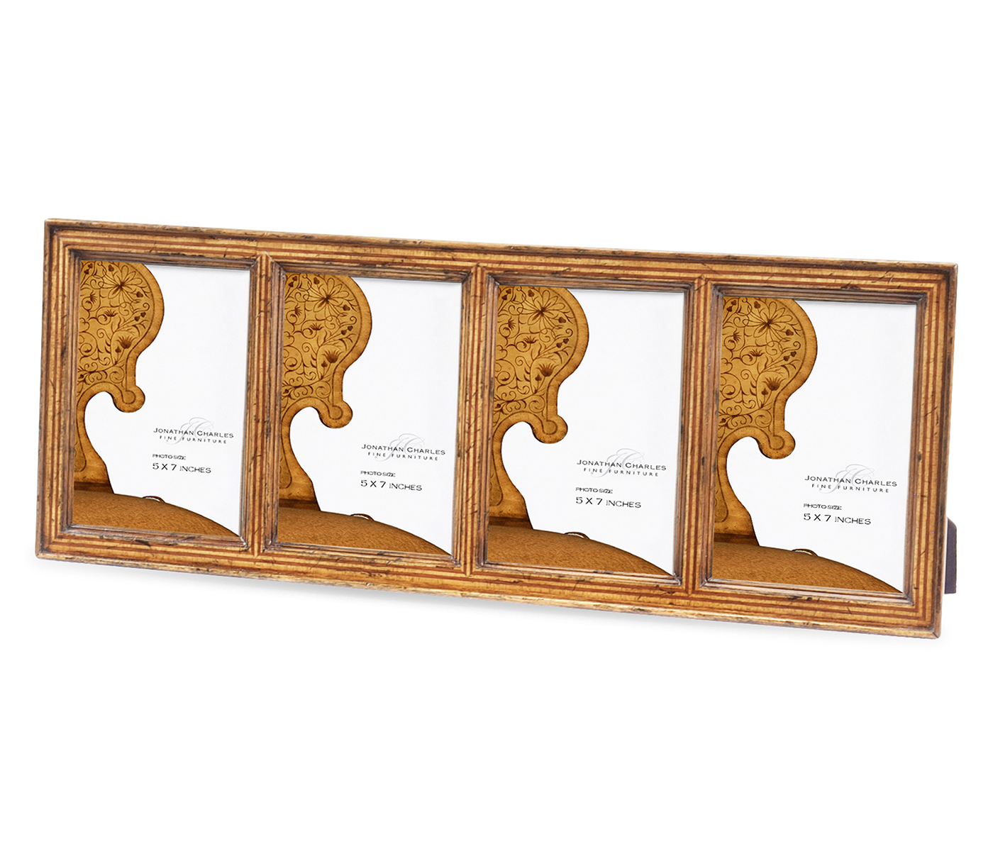 Satinwood Ribbed Picture Frame (5