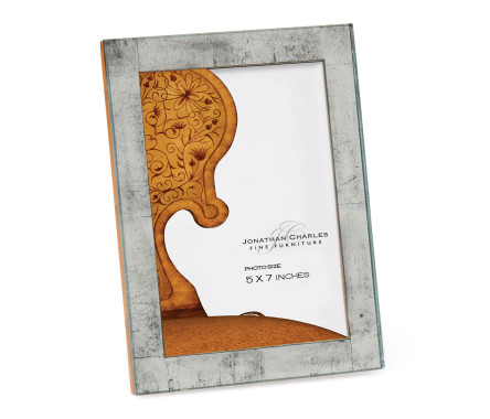 Silver Églomisé Picture Frame (5