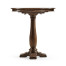 Round Dark Oak Bar Table 36