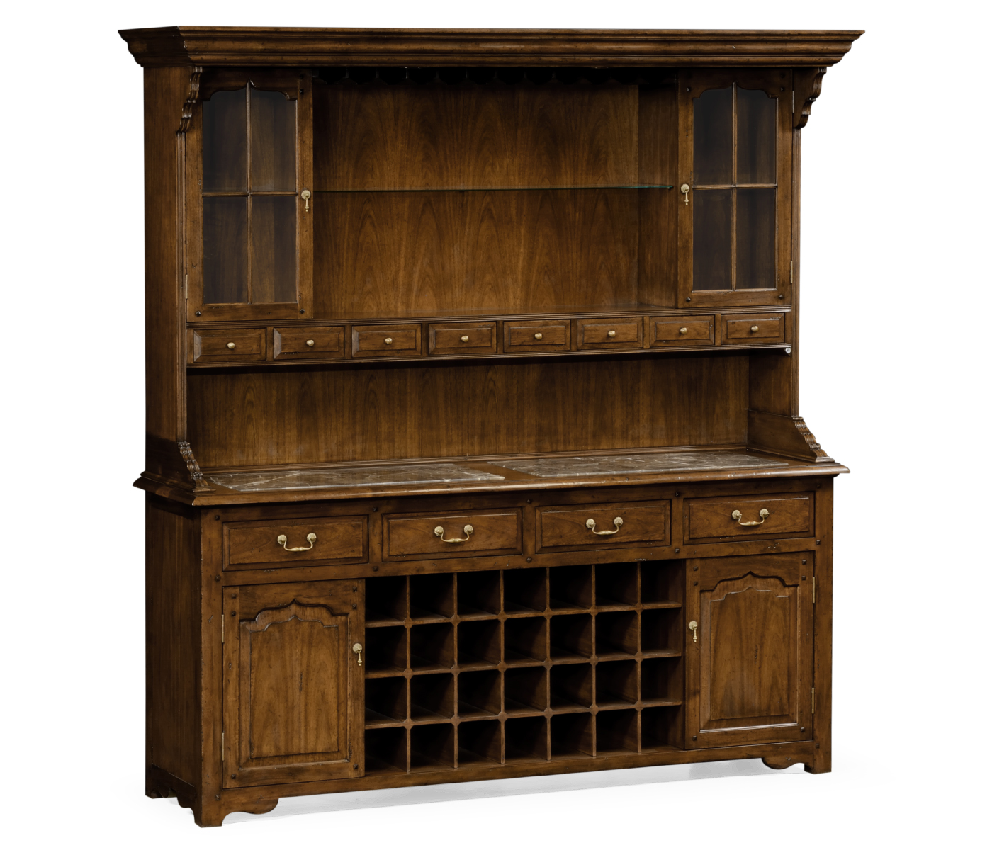 Walnut dresser for drinks storage