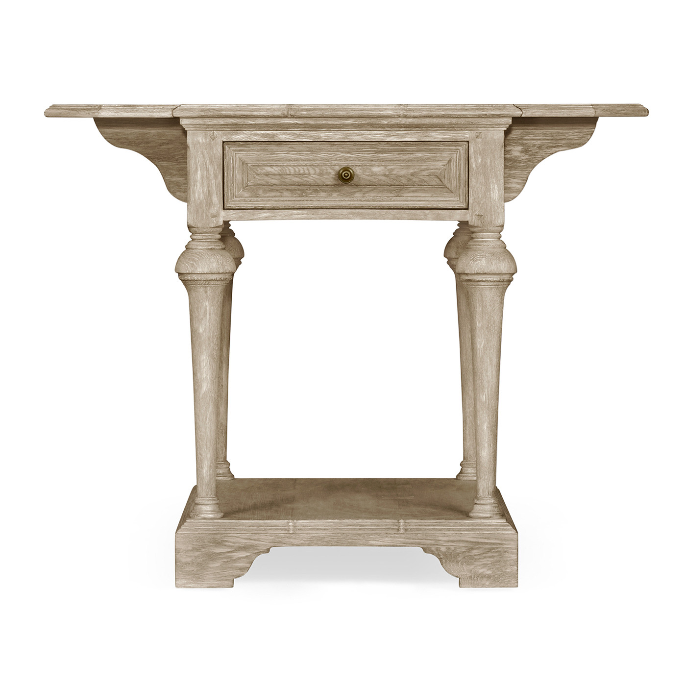 Elizabethan Style Grey Oak Pembroke Table