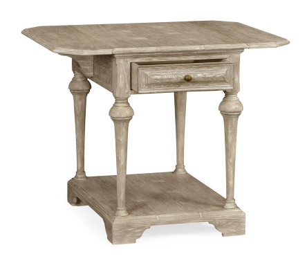 Elizabethan Style Grey Oak Pembroke Table