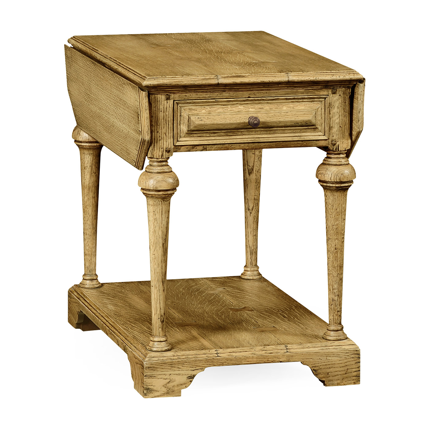 Elizabethan Style Natural Oak Pembroke Table