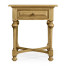 Elizabethan Style Natural Oak Square Side Table