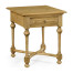 Elizabethan Style Natural Oak Square Side Table