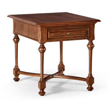 Elizabethan Style Square Side Table
