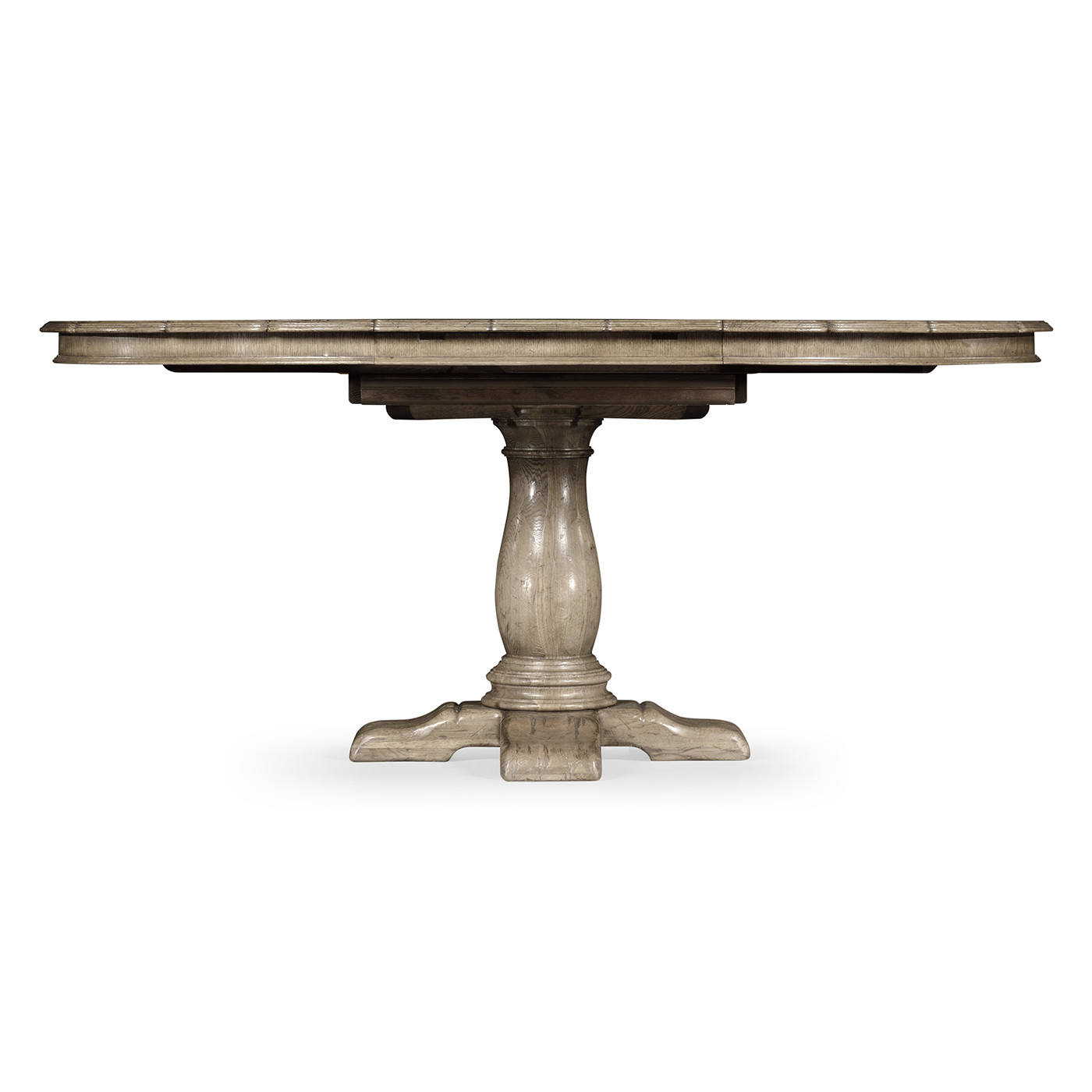 Extending Grey Oak Country Table 48