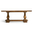 Figured Walnut Refectory Style Coffee Table