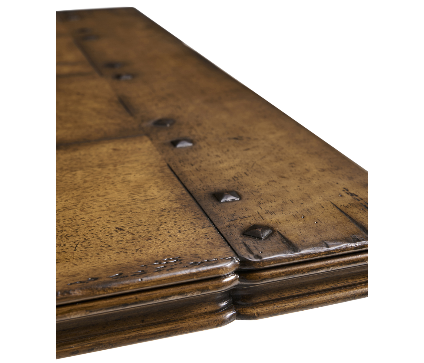 Figured Walnut Refectory Style Coffee Table
