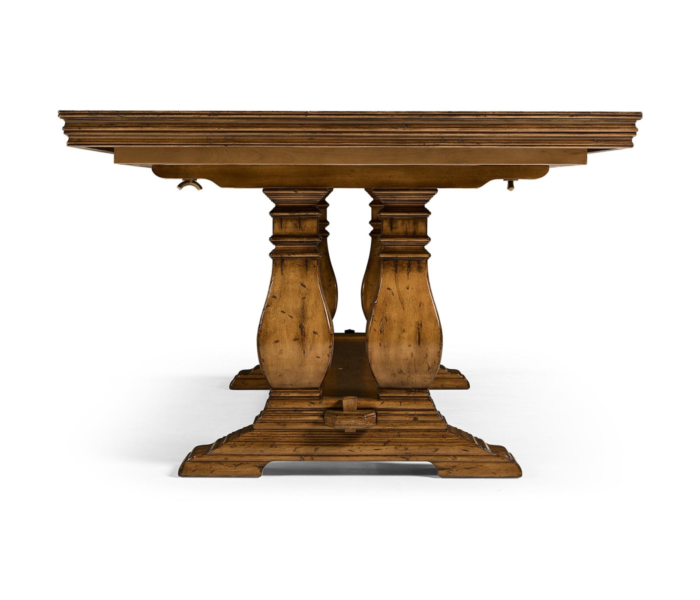 Figured Walnut Large Extending Refectory Table