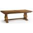 Figured Walnut Large Extending Refectory Table