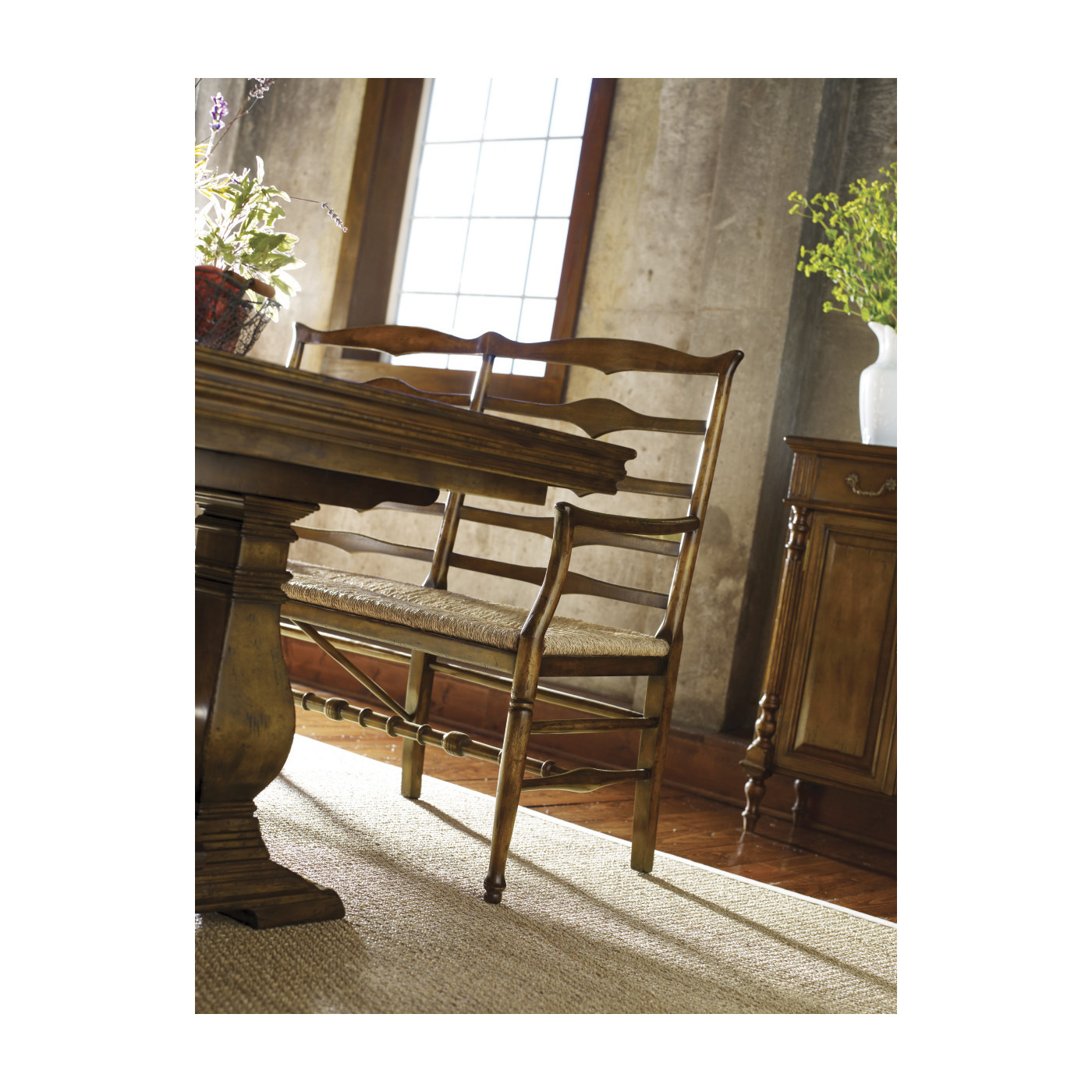 Figured Walnut Large Extending Refectory Table 91