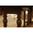 Elizabethan Style Dark Oak Extending Dining Table