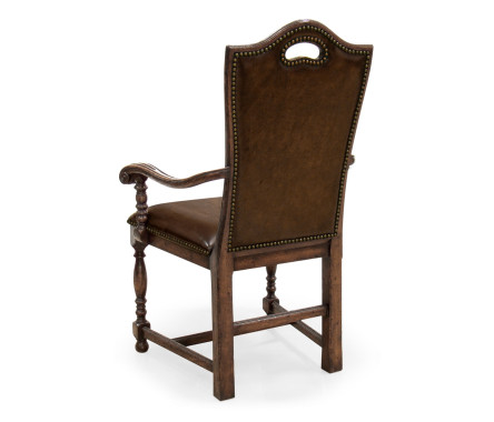 Traditional High Back Arm Chair