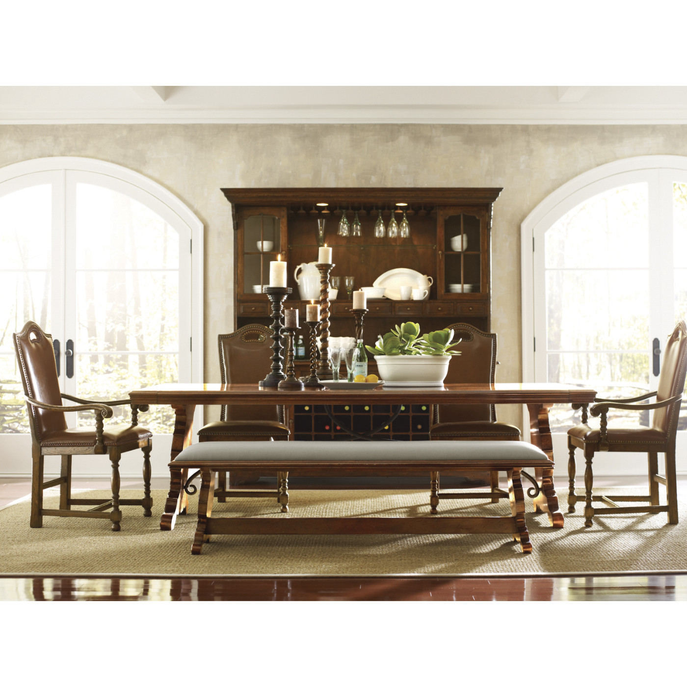 Traditional High Back Side Chair