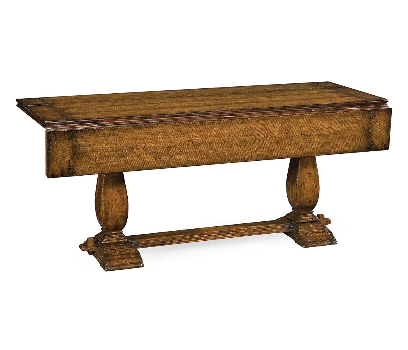 Figured Walnut Hunt Table