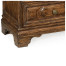 Tudor style walnut chest of three drawers