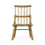 Rustic Natural Oak Country Side Chair with a Plank Seat