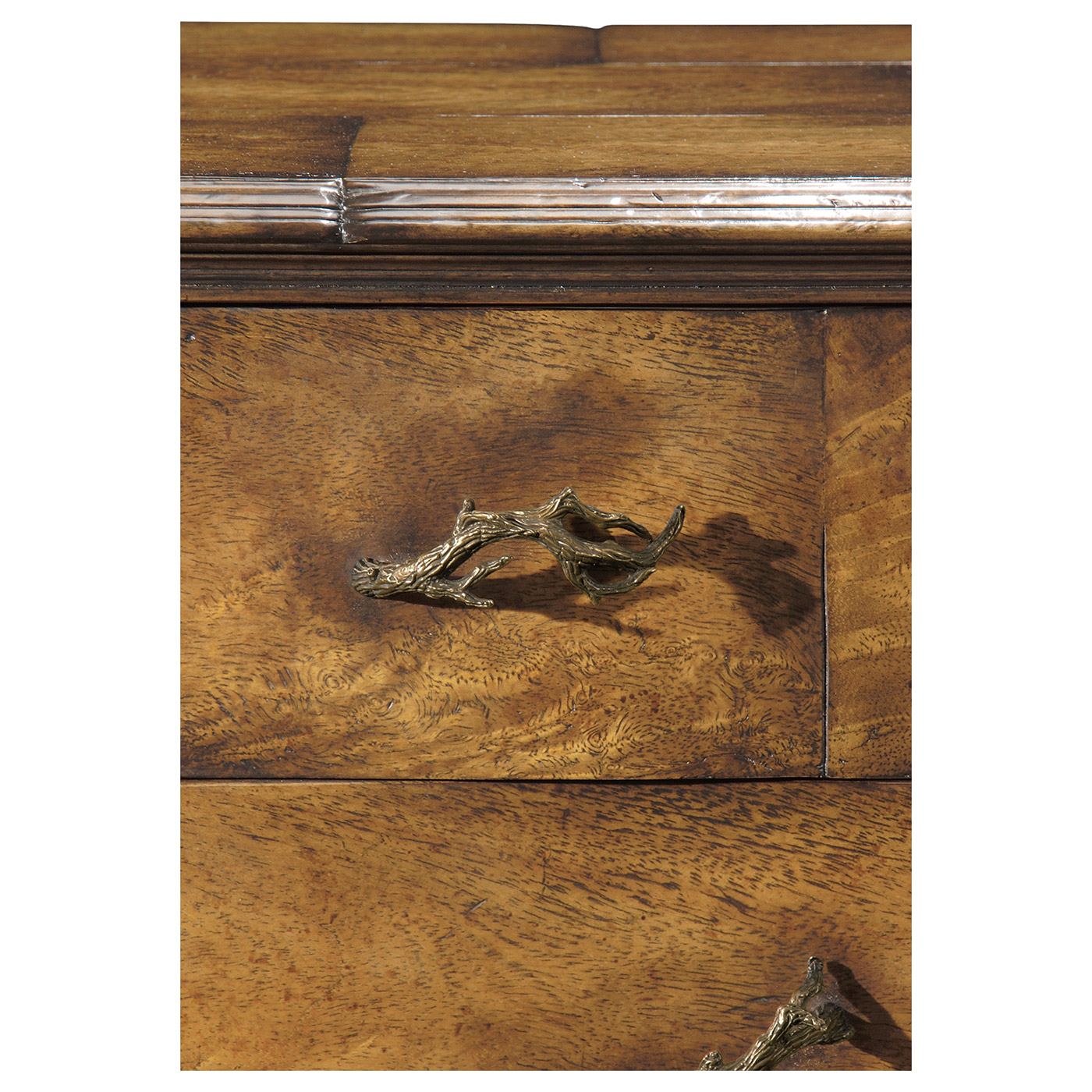 Rustic chest of four drawers heavy distress