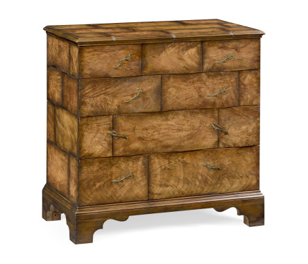 Rustic chest of four drawers heavy distress