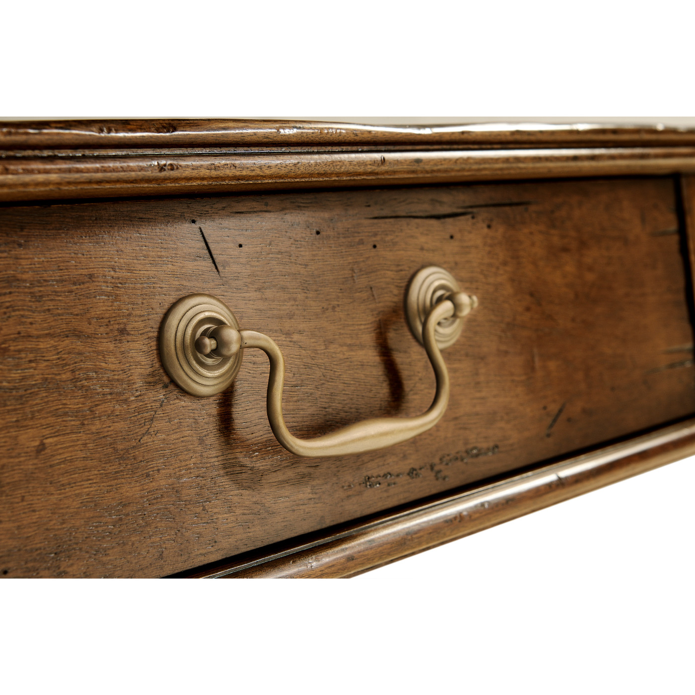 Walnut Oyster Parquet Console