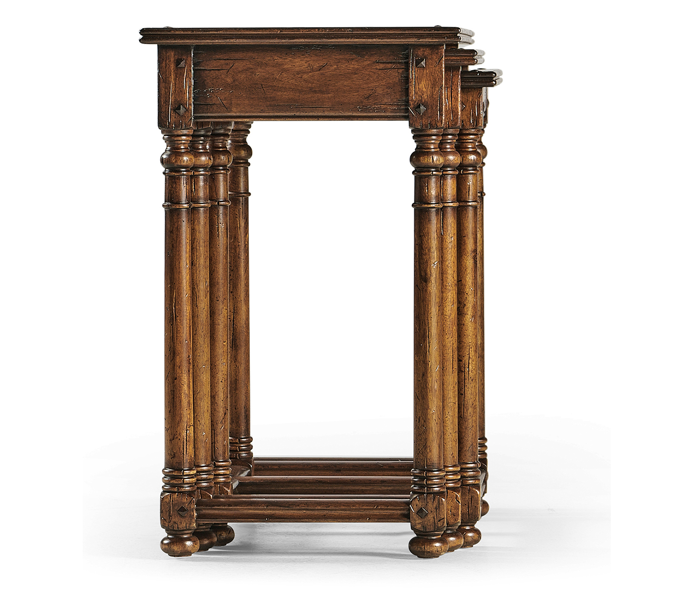 Nest of Three Country Oyster Tables
