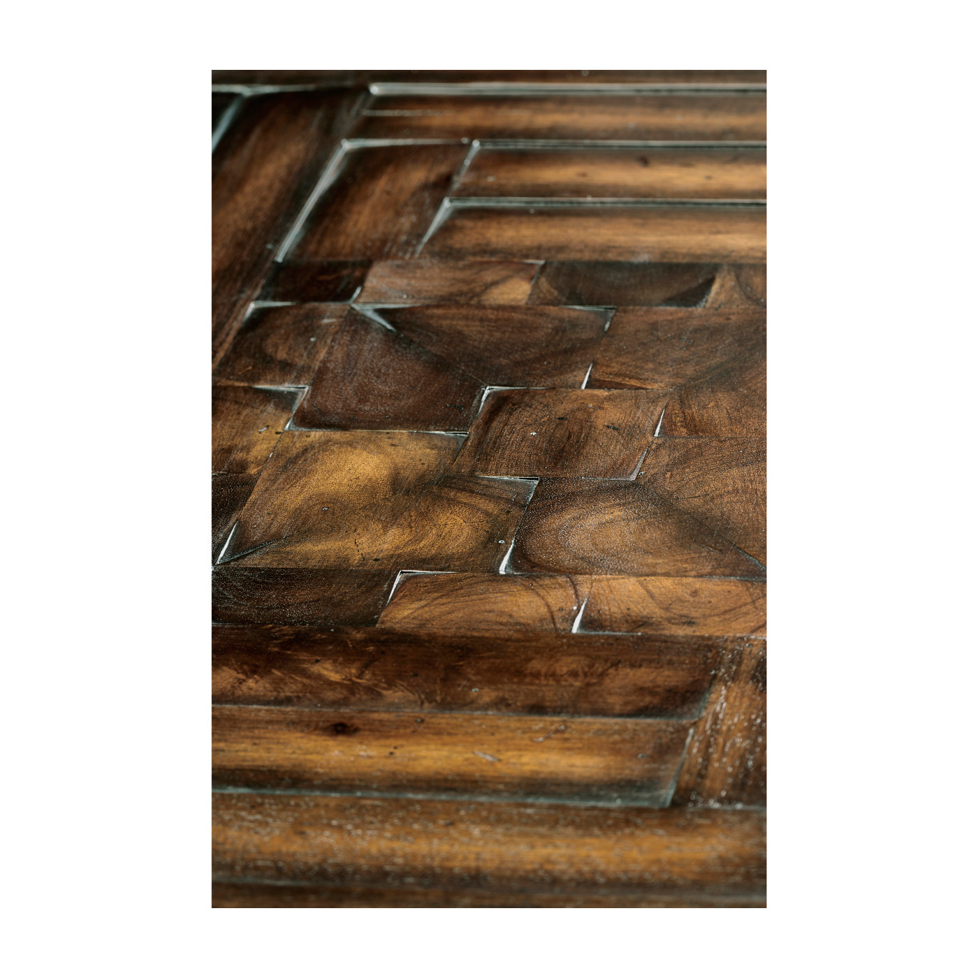 Nest of Three Golden Ale Tables