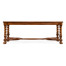 Oyster Coffee Table with a plain glass top
