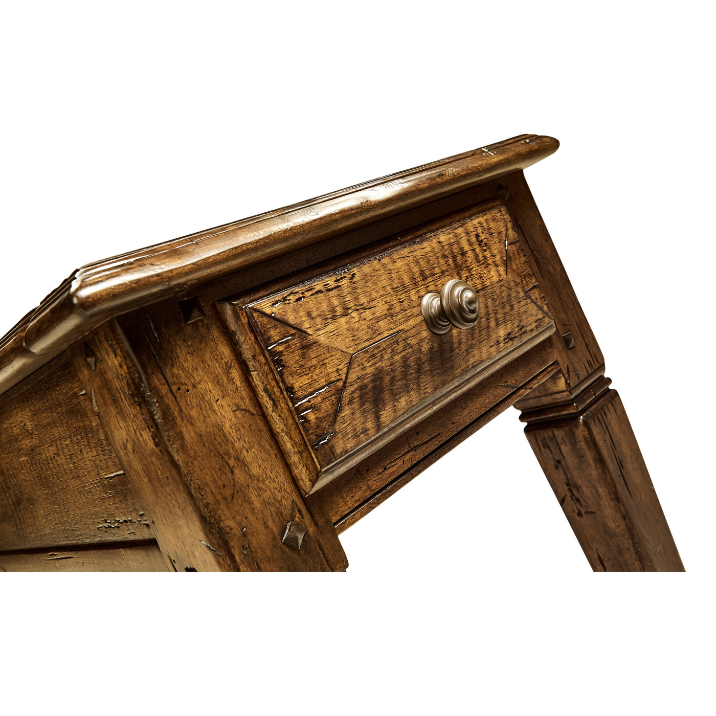 Narrow Walnut Side Table