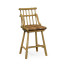 Rustic Natural Oak Side Bar Stool