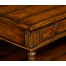 Planked walnut coffee table