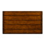 Planked walnut coffee table