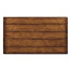 Planked walnut coffee table