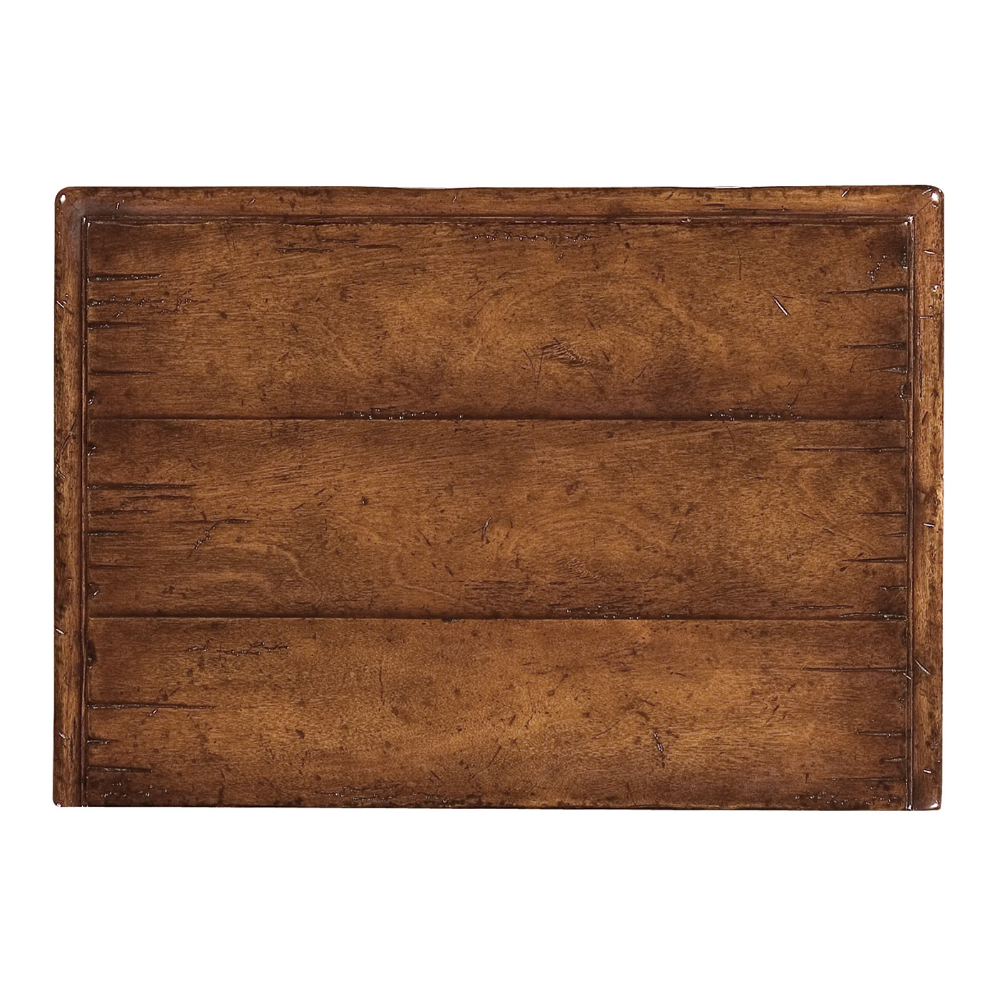 Tudor style walnut chest of four drawers