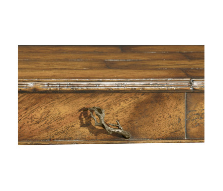 Rustic walnut coffee table