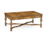 Rustic walnut coffee table
