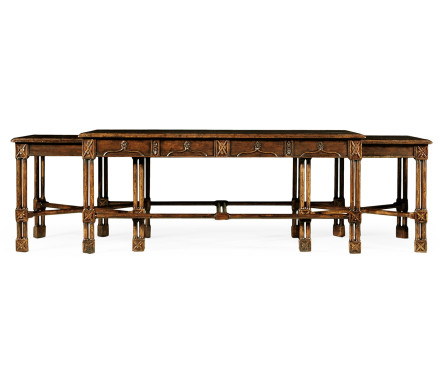 Chippendale gothic nesting tables