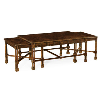 Chippendale gothic nesting tables