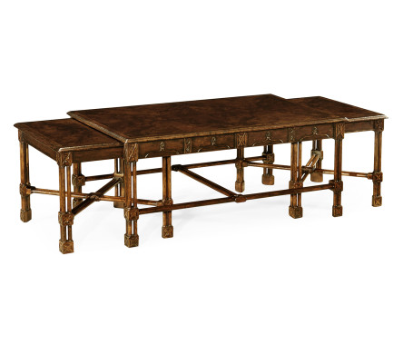 Chippendale gothic nesting tables