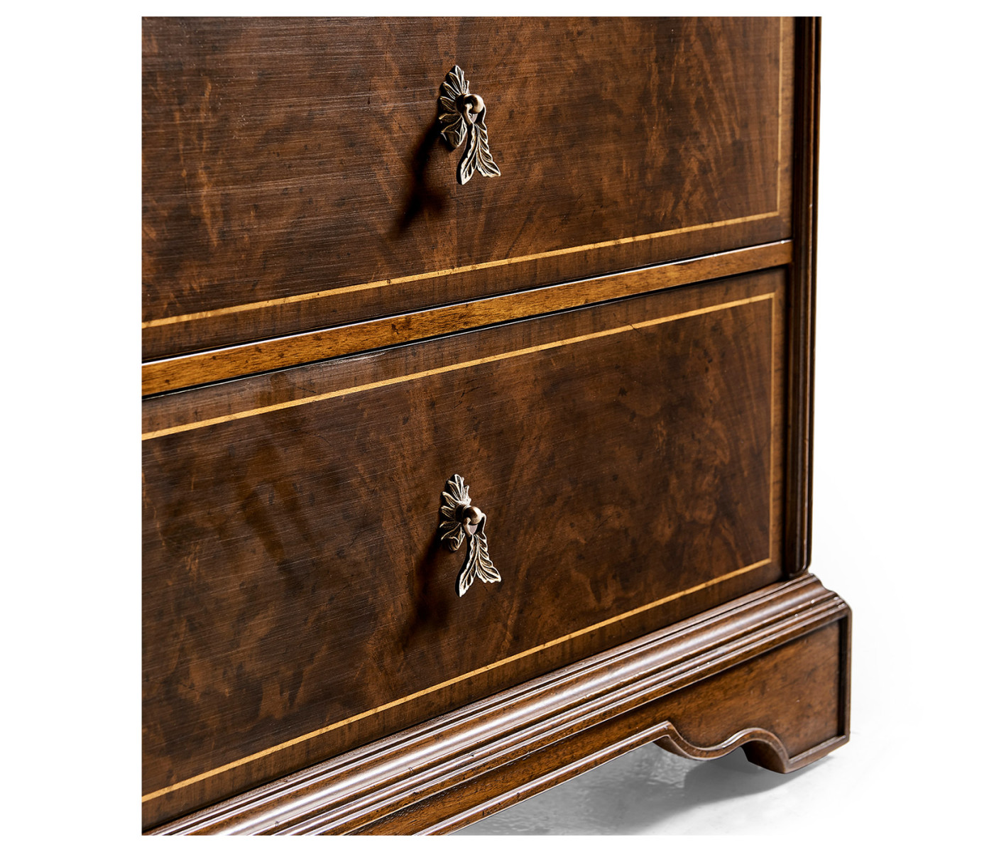 Small Chippendale Gothic Chest of Four Drawers