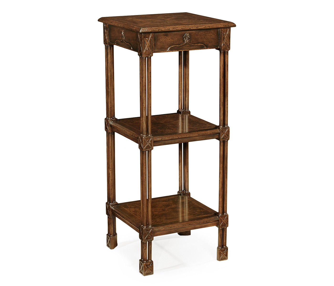 Chippendale Gothic Three-Tier Étagère